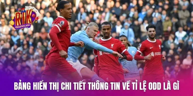 Bảng hiển thị chi tiết thông tin về tỉ lệ odd là gì