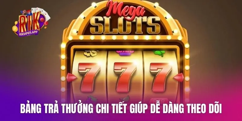 Bảng trả thưởng chi tiết giúp thành viên dễ dàng theo dõi