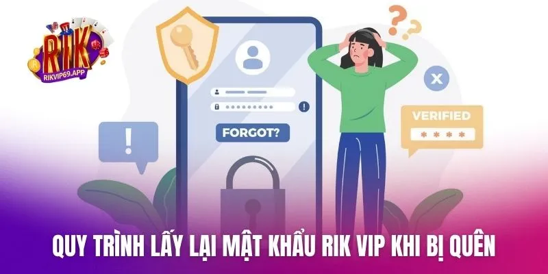 Quy trình lấy lại mật khẩu Rik vip khi bị quên